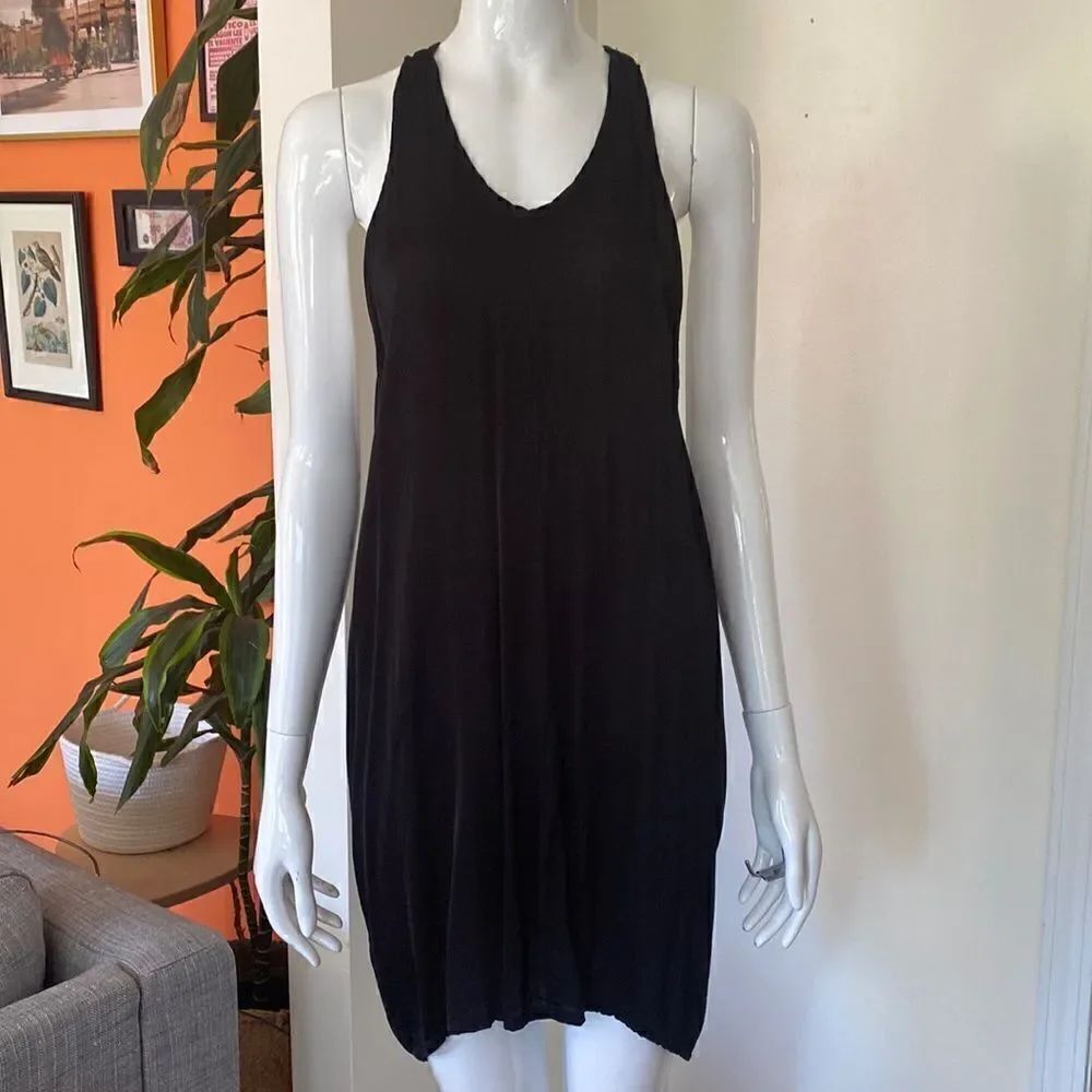 Starkx Black Raceback Mini Dress Size Medium - Picture 2 of 12